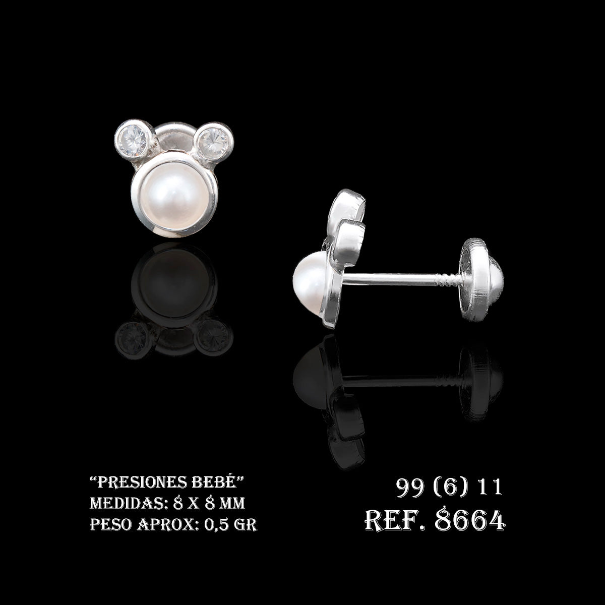 Pendientes Ref.8664