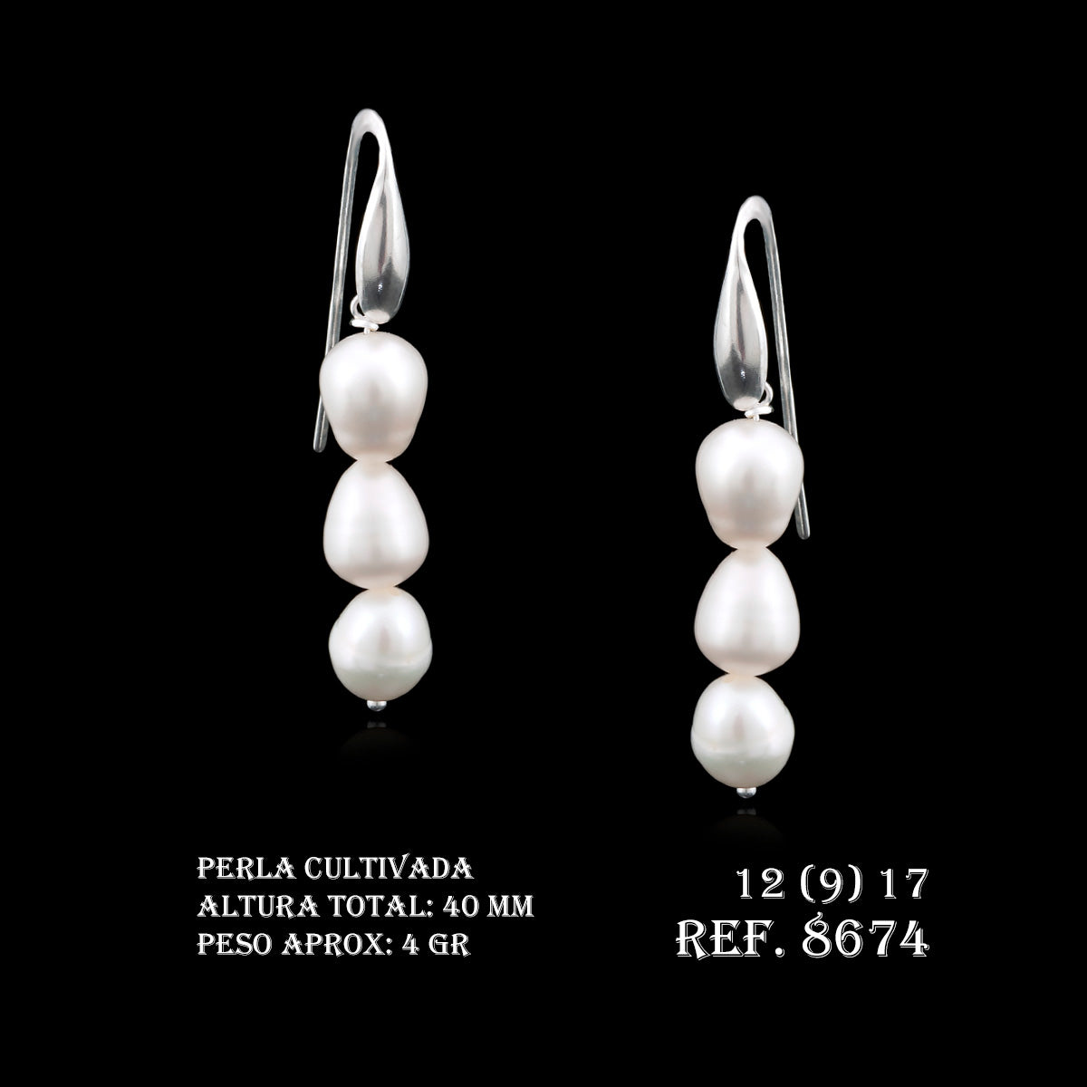 Pendientes Ref.8674