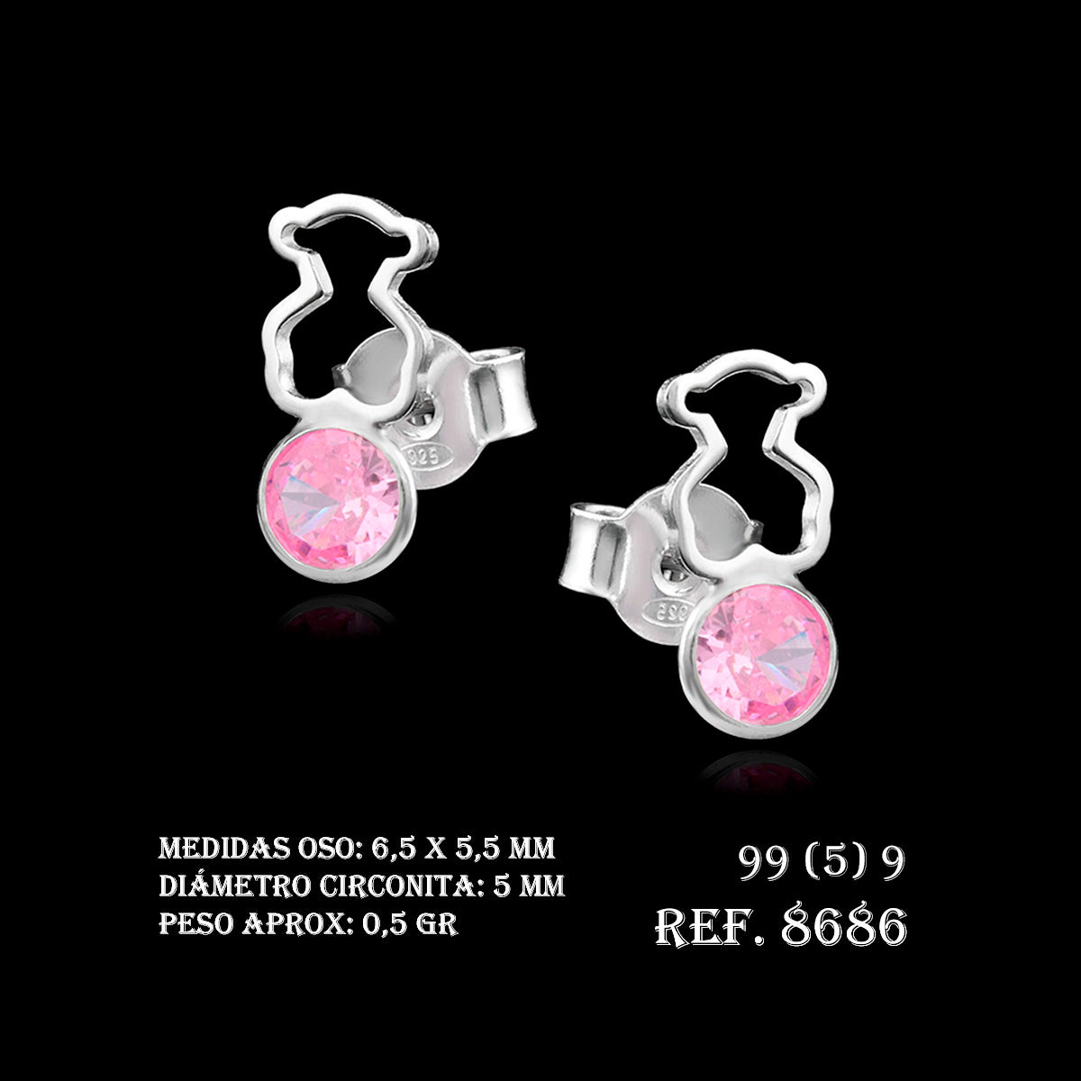 Pendientes Ref.8686