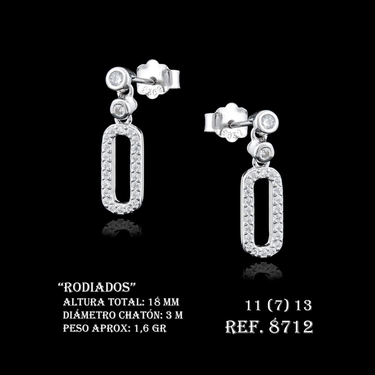 Pendientes Ref.8712