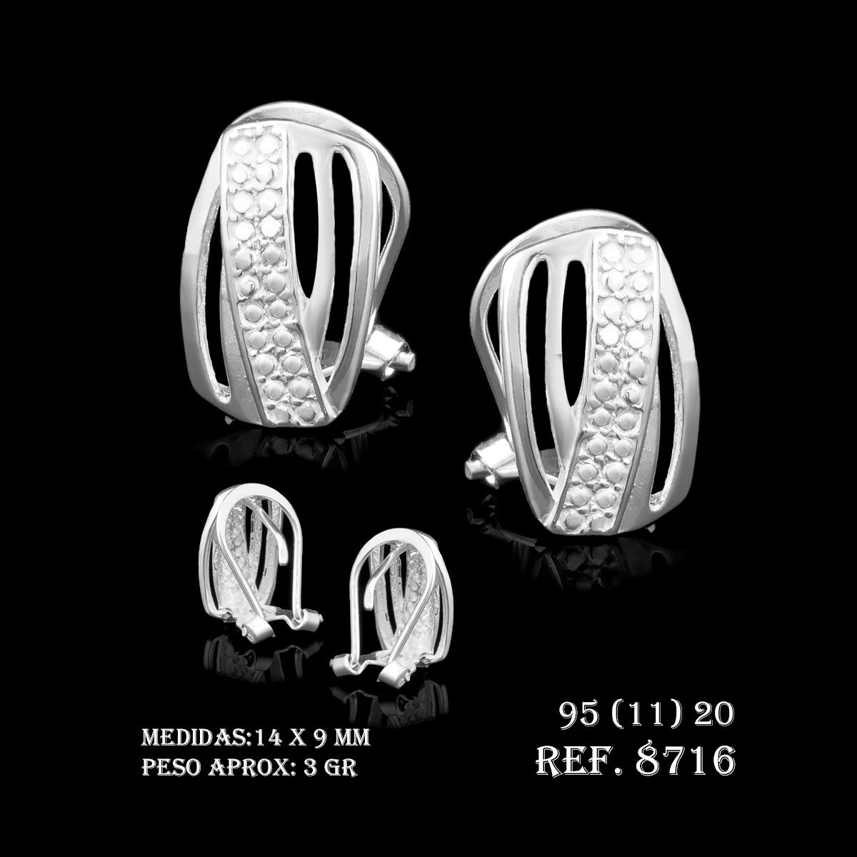 Pendientes Ref.8716