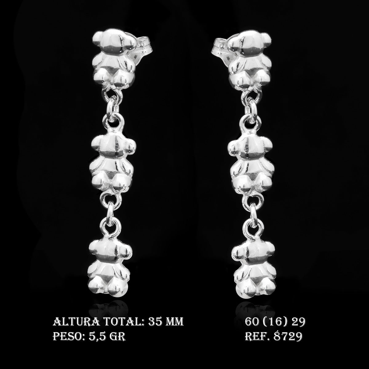 Pendientes Ref.8729